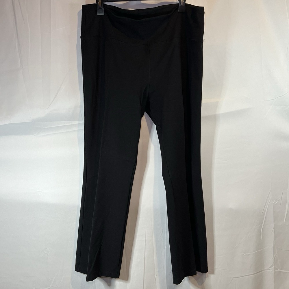 Liz Claiborne Lori Bootcut Legging Secretly Slimming Charcoal‎ Heather XXL 2XL